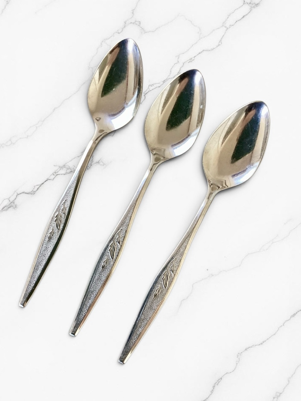 Oneida Community Woodmere (Stainless) Demitasse Spoons - Set of 3